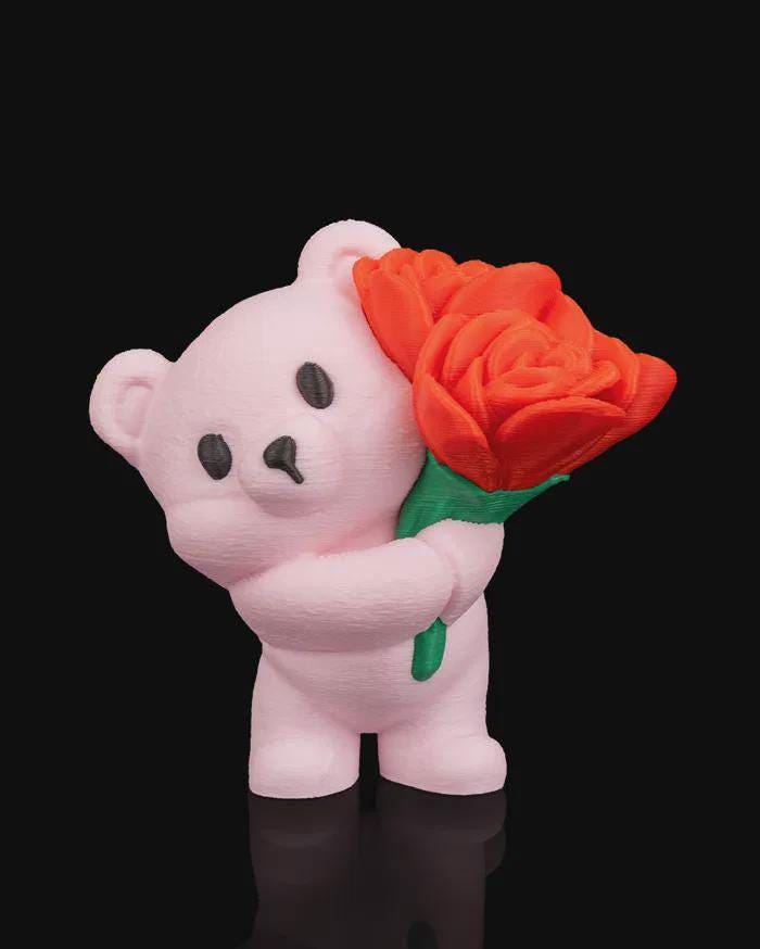 Heart Display Stand for Collectible Bears & Figurines