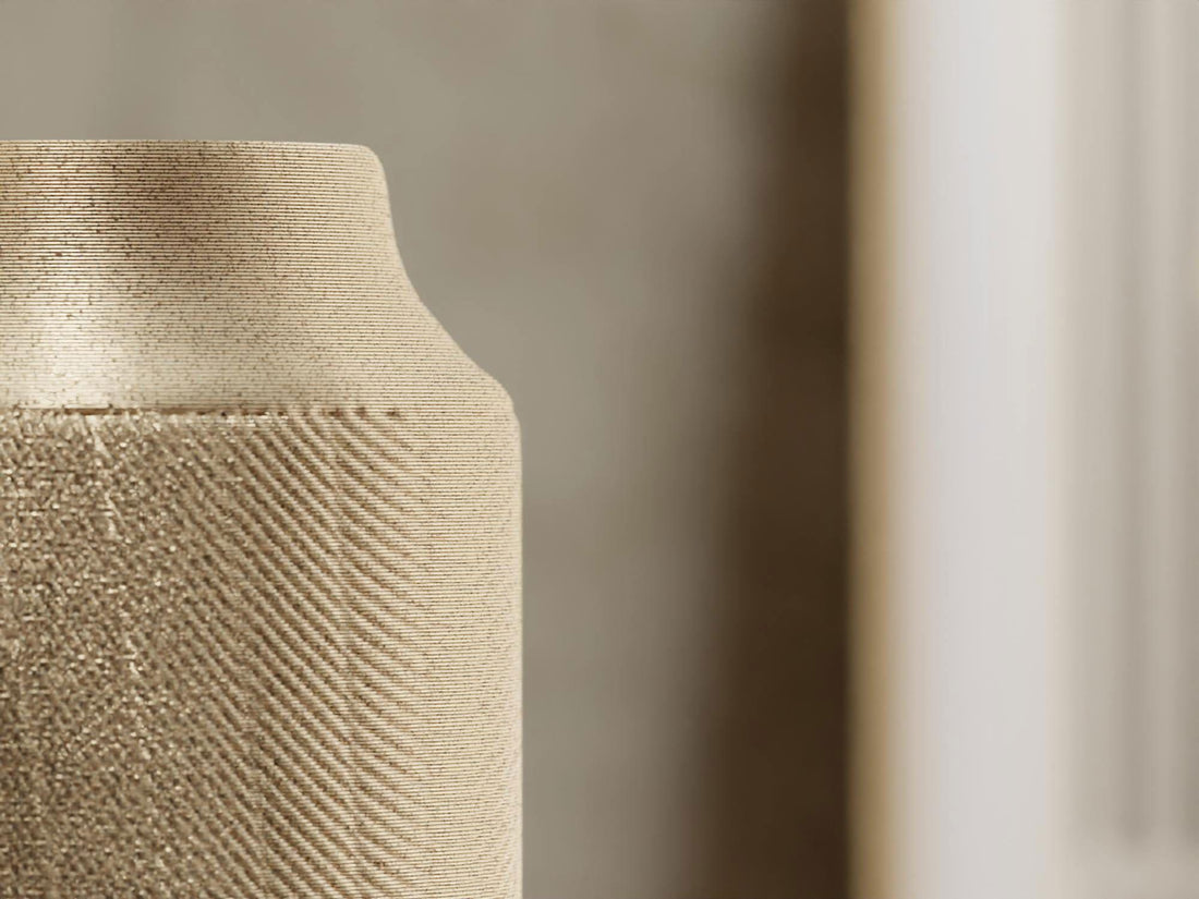 Stria Vase No. 4 – Modern Textured Sculptural Vase