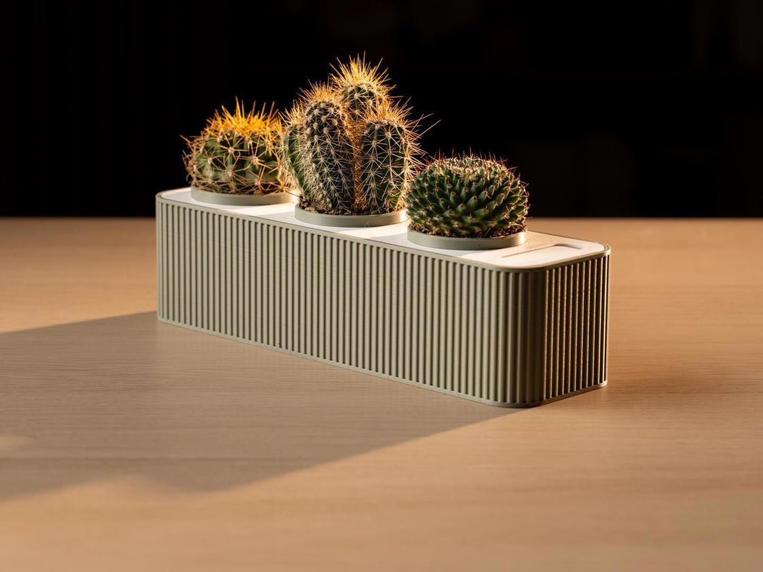 Modern Self-Watering Planter | Visual Water Level Indicator