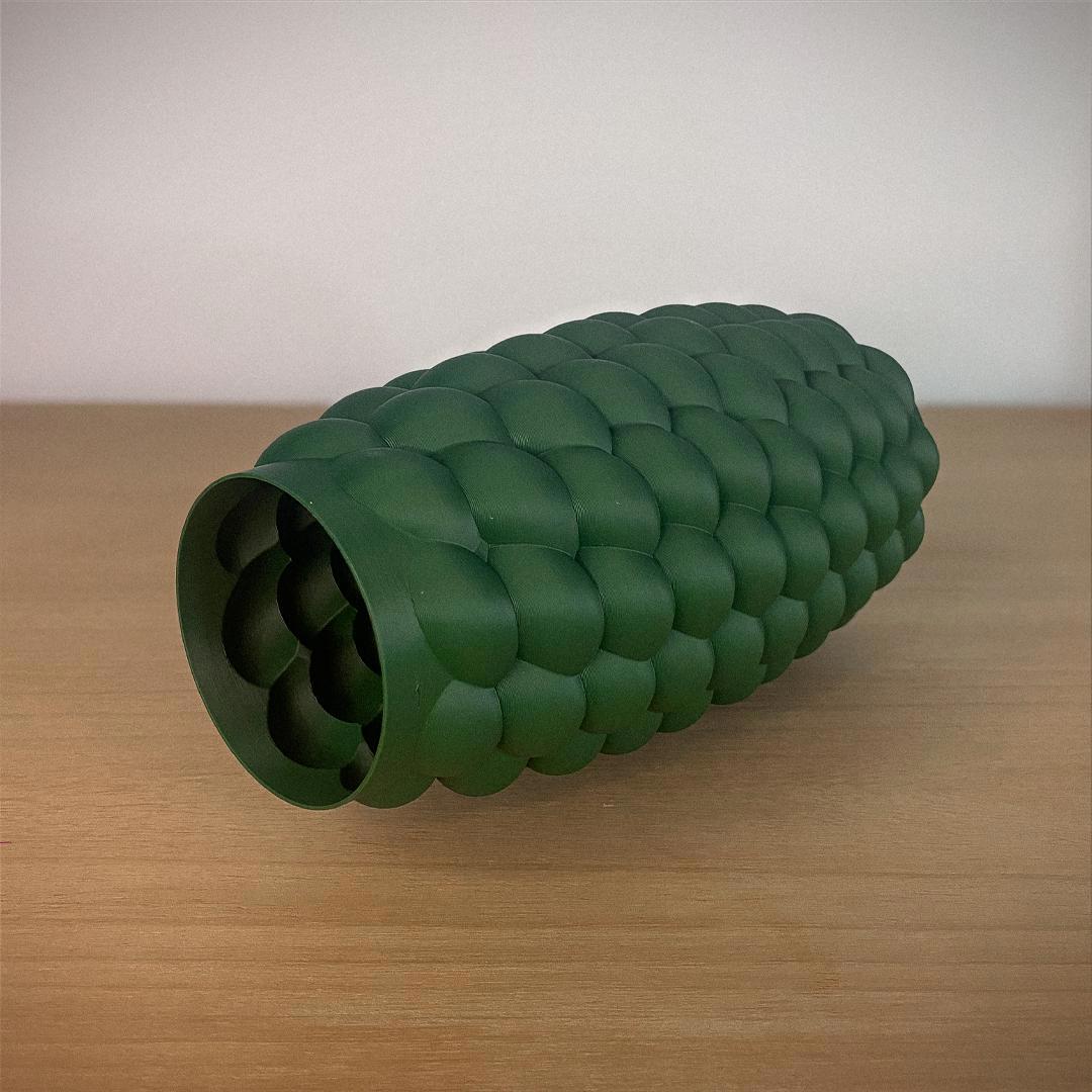 Sculptural 3D Printed Vase | Modern Minimalist Decor