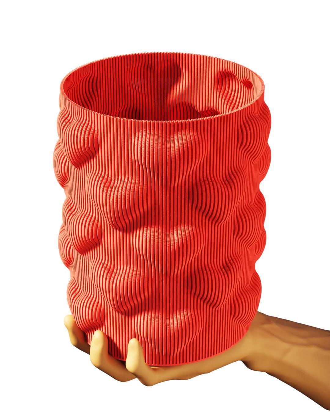 Modern Heart Vase – Minimalist Valentine’s Day Decor – Romantic Home Accent