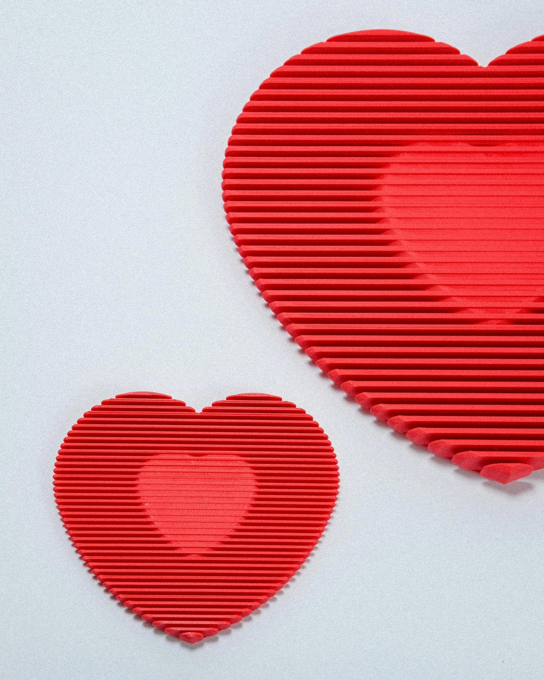 Heart Desk Organizer – Valentine Gift, Jewelry Tray with Card Holder, Minimal Decor