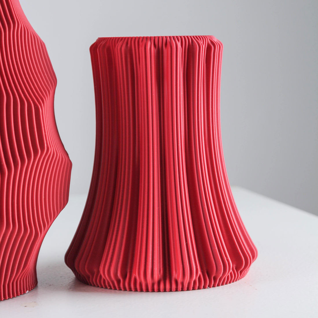 Pipe Fluted Vase – Modern Minimalist Flower Vase – Elegant Home Decor – Housewarming Gift