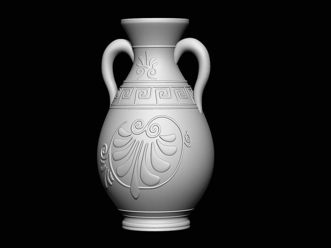Handmade Ancient Greek Amphora Vase – Mythology Home Decor