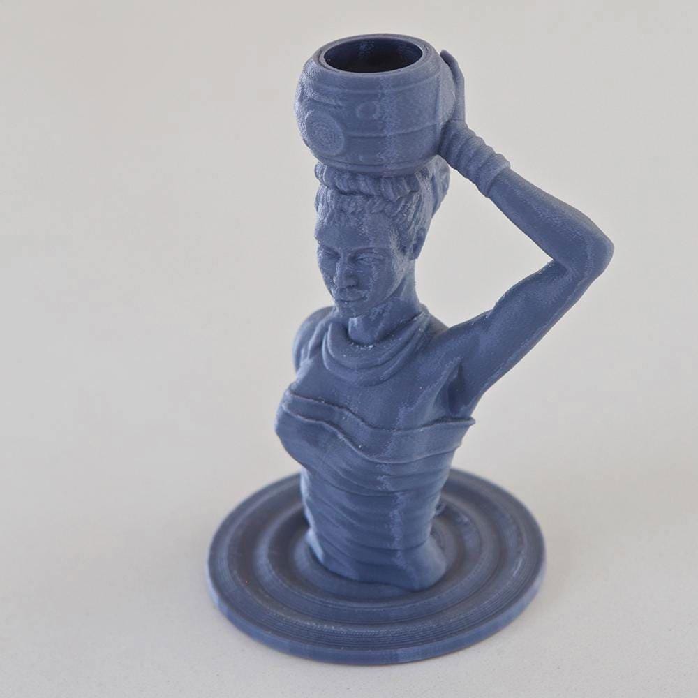 Africana Inspired Decorative Vase – Cultural Pattern Statement Home Accent