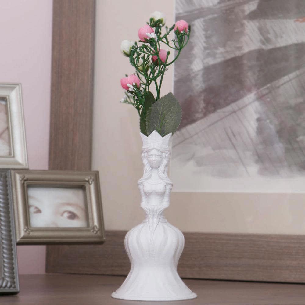 Handmade Lady Bust Vase – Artistic Home Decor, Dried Flowers