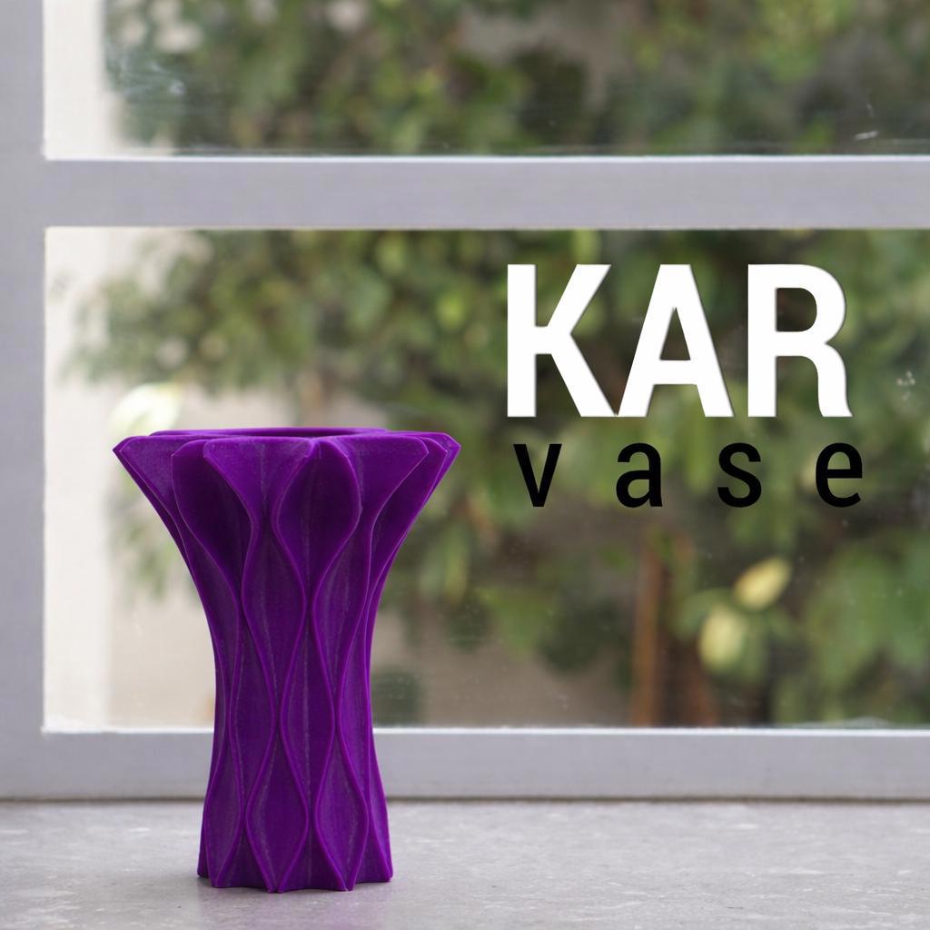 Handmade KAR Vase F, Modern Minimalist Home Decor