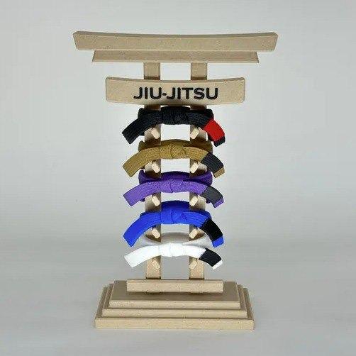 Mini Jiu Jitsu Belt Display Stand – Martial Arts Progress Holder
