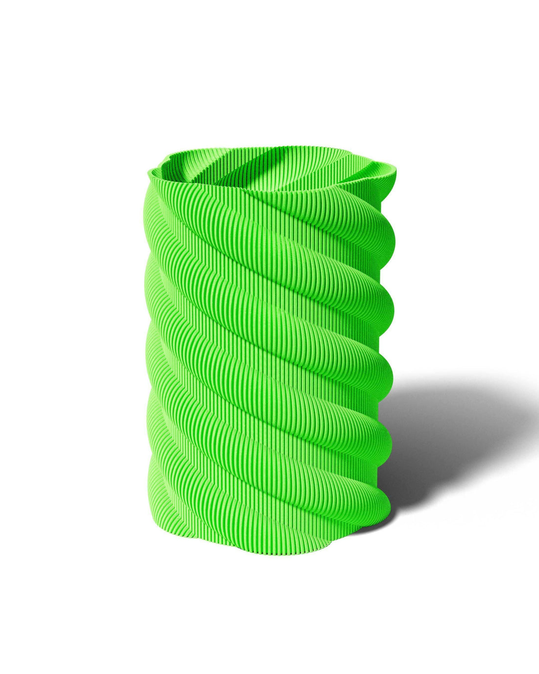 Twisted Screw Vase 3D Printed Modern Sculptural Vase Spiral Minimalist Home Decor