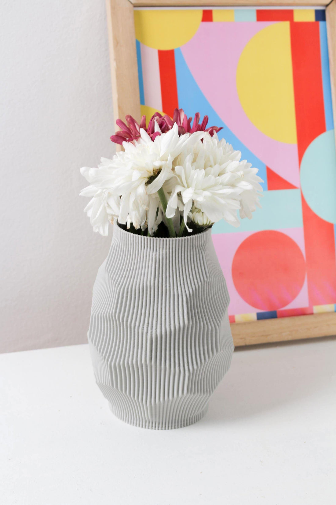 Handmade Hexagon Vase – Modern Geometric Home Decor