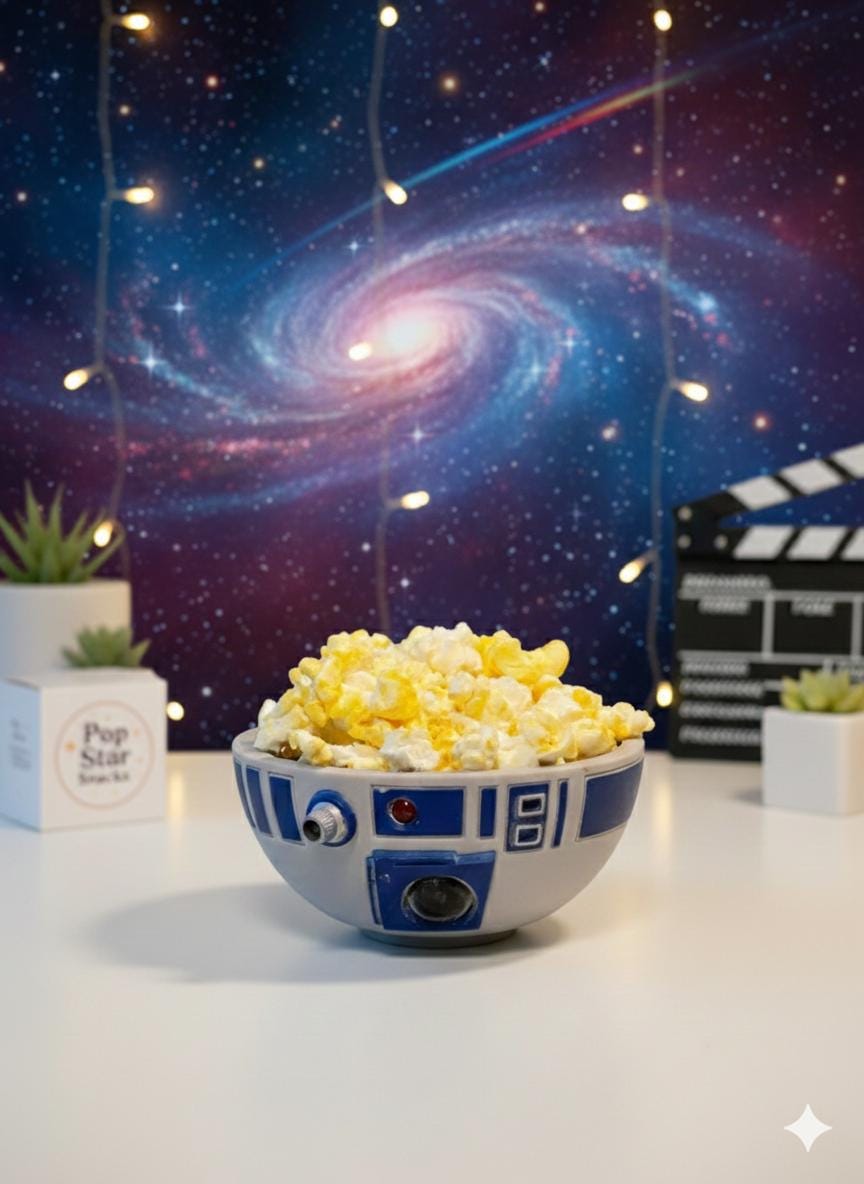 Star Wars R2D2 Popcorn Bowl – Sci-Fi Snack Decor