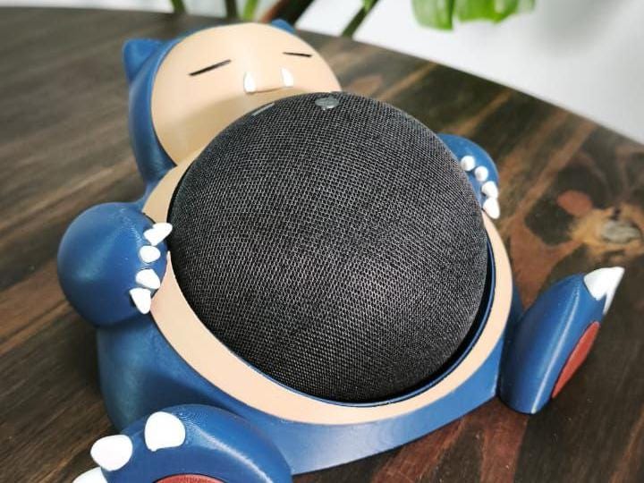 Sleepy Monster Echo Dot Stand: Desk Companion, Gen 3 & 4
