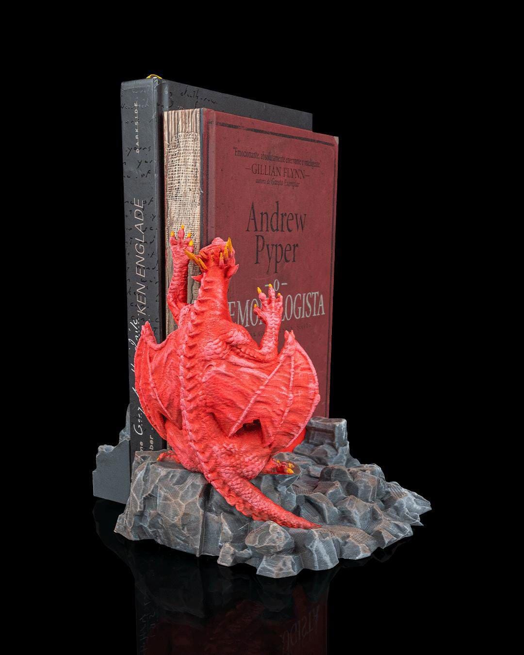 Dragon Page Holder – Fantasy Book Accessory, One-Hand Reading Tool, PLA Book Decor