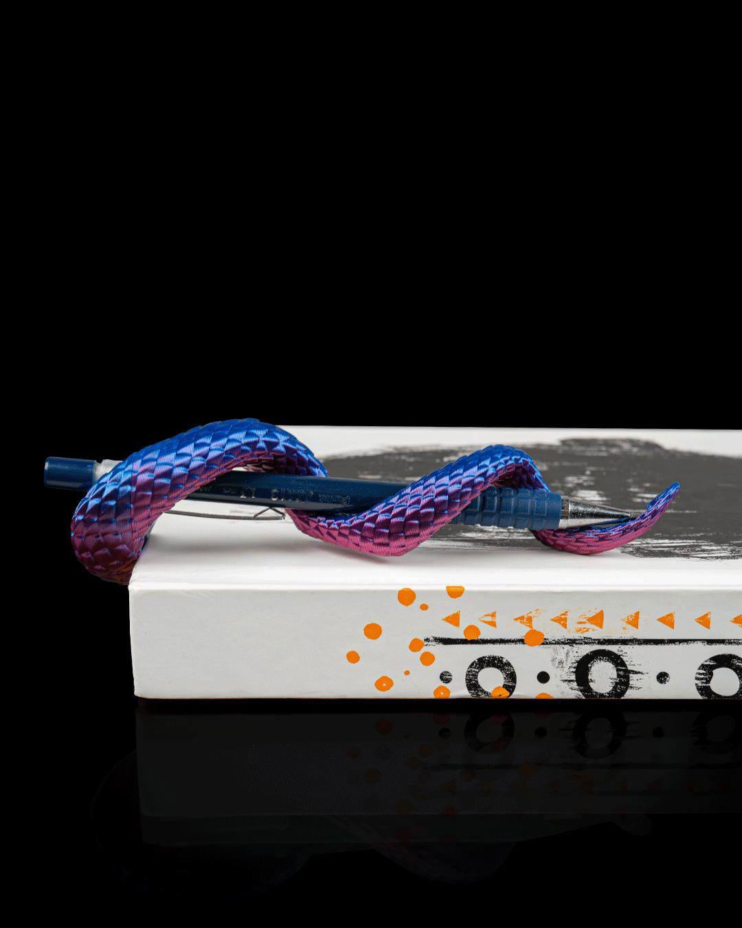 Dragon Tail Pen Holder – Fantasy Book Desk Accessory, 3D Printed PLA