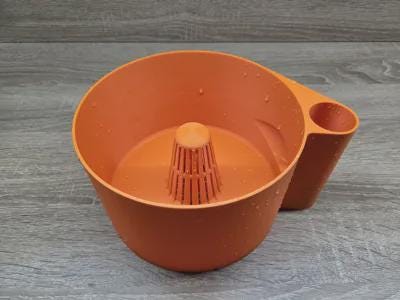 3D Printed Fruit Washer Bowl, Berry Cleaner, Grain Strainer, Eco Kitchen Tool