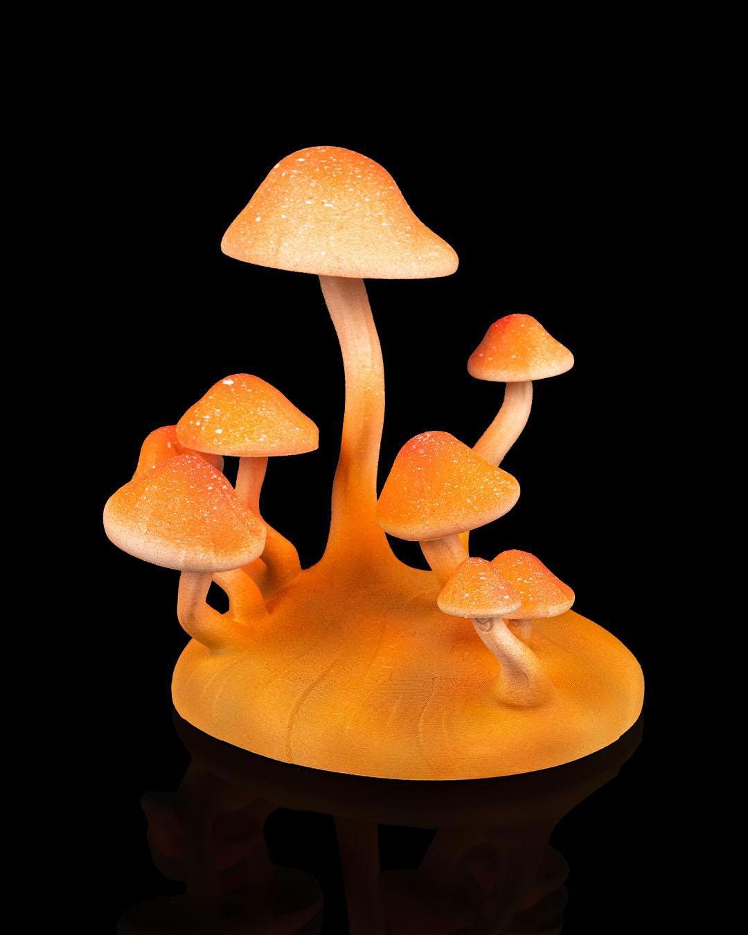 Hand Painted Mushroom Phone Holder, Desk Accessory