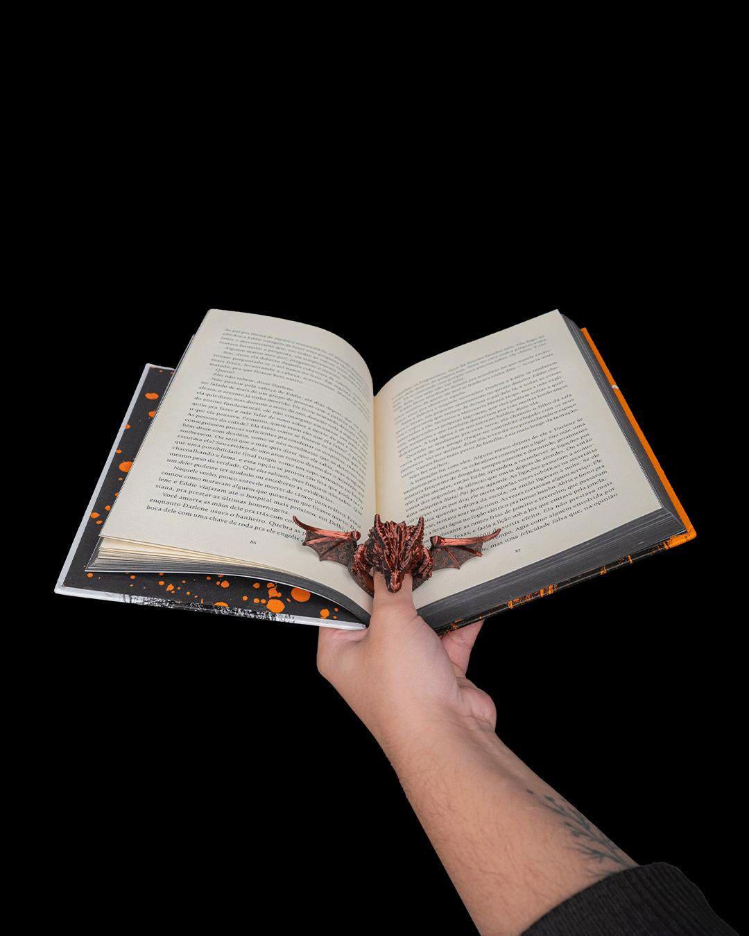 Mini Dragon Page Holder – One-Hand Reading Tool, 3D Printed PLA Bookmark Accessory