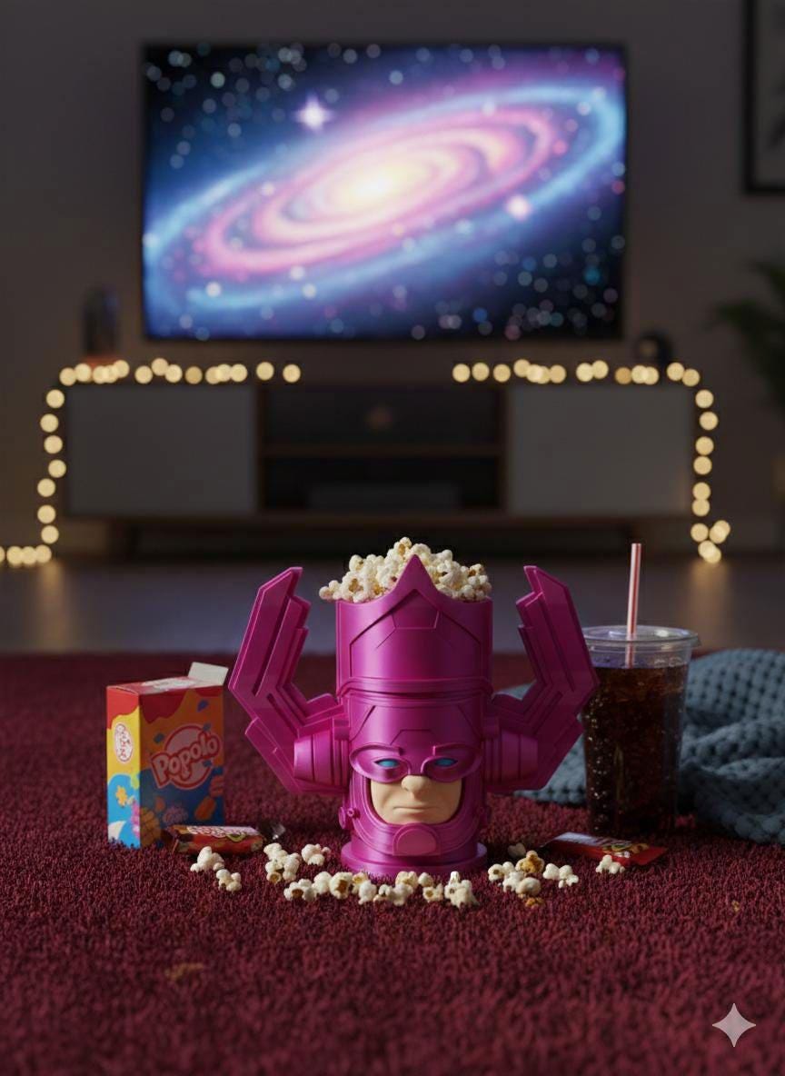 Galactus Popcorn Bucket – 3D Printed Sci-Fi Snack Bowl, Geek Decor