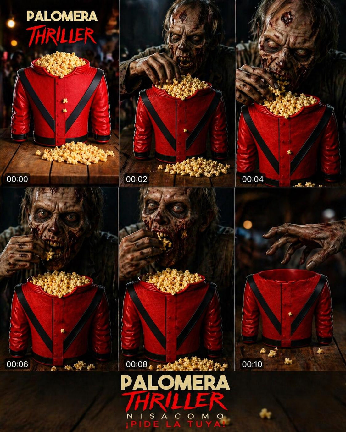 Michael Jackson Thriller Jacket Popcorn Bucket – 3D Printed Movie Snack Bowl