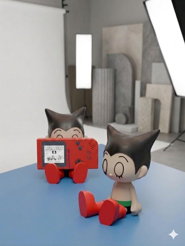 Astro Boy Inspired 3D Printed Cell Phone & Game Controller Stand / Holder