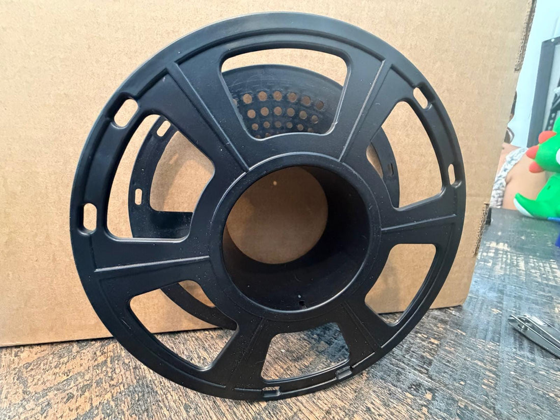 Empty 3D Printing Filament Spool: Plastic Craft & Storage Roll (7.75"x2.5")